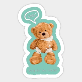 Bear toy Sticker